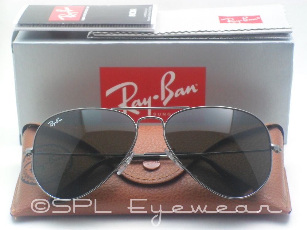 ray ban aviator classic gunmetal